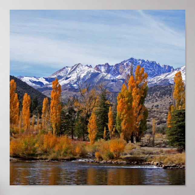 Poster Sierra automne (Devant)