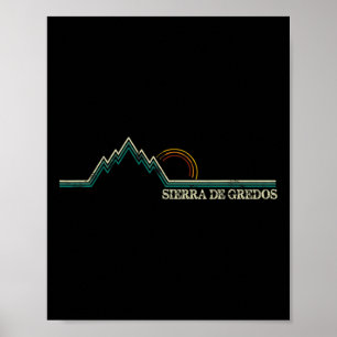 Poster Sierra De Gredos Espagne Escalade Rétro, Ski Rando