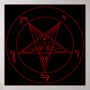 Poster Sigil de Baphomet