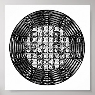 Poster Sigil Du Grand Roi De La Terre - ICZHIHAL