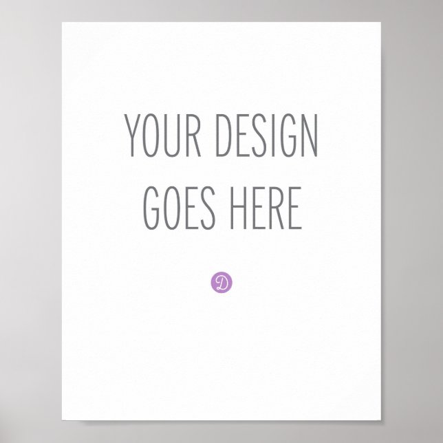 Poster Sign Printing (8"x10") (Front)