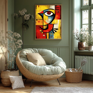 Poster Signal Aérien — Expression Abstraite Contemporaine