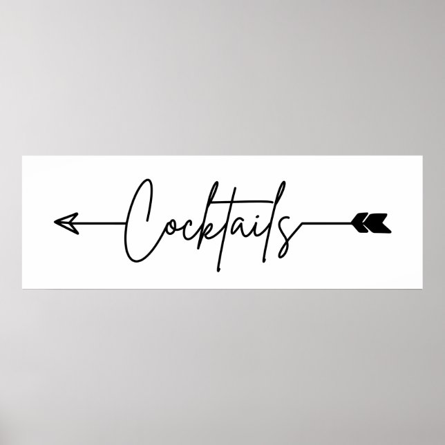 Poster Signal Cocktails direction Mariage (Devant)