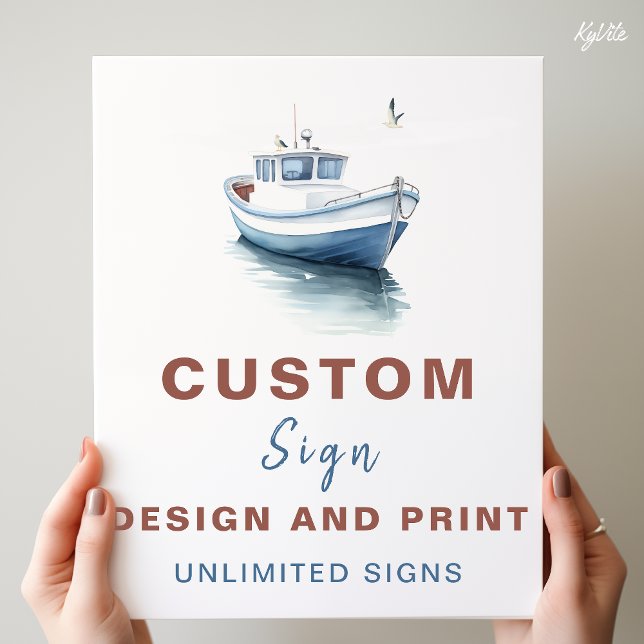 Poster Signal d'anniversaire - Boy (Créateur téléchargé)