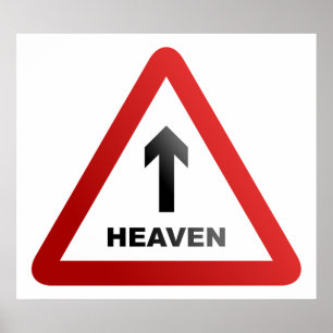 Poster Signal d'avertissement du ciel