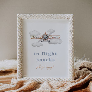 Poster Signal d'avion Vintage modifiable