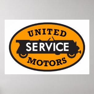 Poster Signal vintage United Motors Service