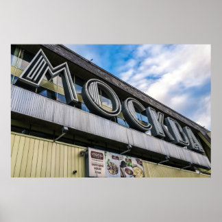 Poster Signalisation de la gare de Moscou
