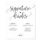 Signature Boissons Mariage Signet Calligraphie rus