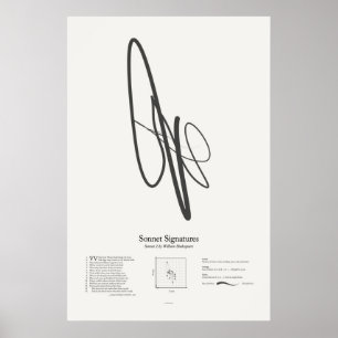 Poster Signatures de sonnets : Sonnet 2
