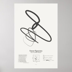 Poster Signatures Sonnet : Sonnet 25