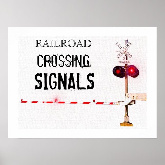 Poster Signaux de franchissement ferroviaire (Devant)