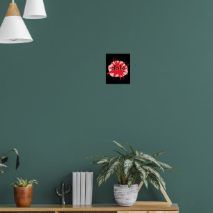 Poster Signe à vendre drôle et épais avec audace et dynam