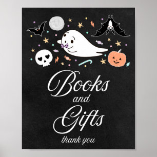 Poster SIGNE Baby shower Halloween Livres et Cadeaux