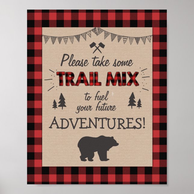 Poster Signe Barre de mixage Signal Lumberjack panneau ta (Devant)