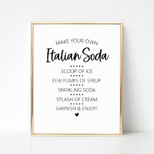 Poster SIGNE BARRE SODA Italienne