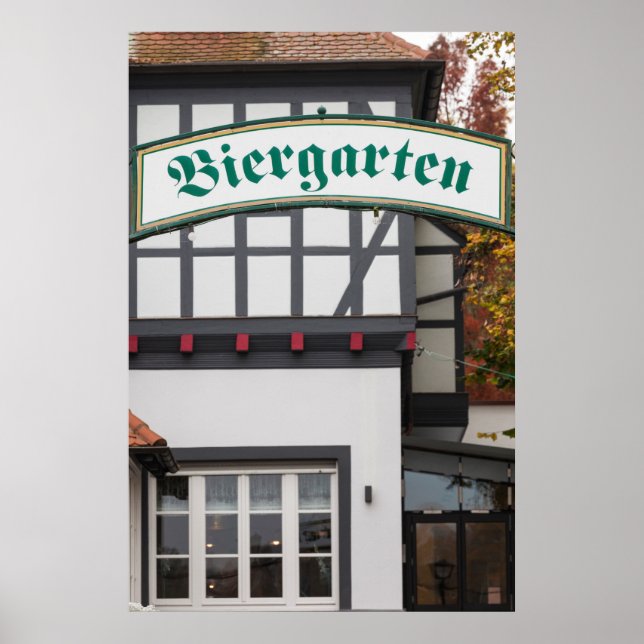 Poster SIGNE BIERGARten, Allemagne (Devant)