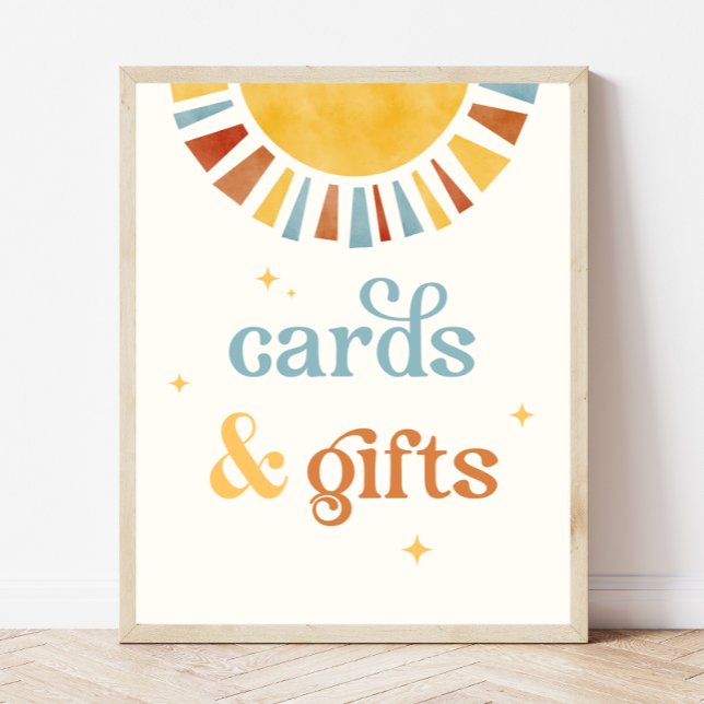 Poster Signe Boho Sun Cartes & Cadeaux (Créateur téléchargé)