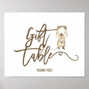 Poster SIGNE-cadeau Neutre Quokka