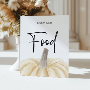 POSTER SIGNE CITROUILLE BABY SHOWER