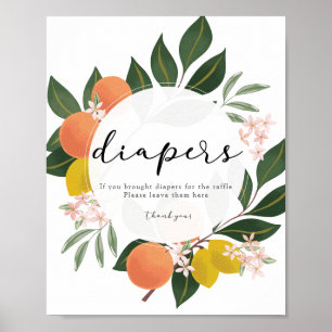 Poster Signe Citrus Diapés
