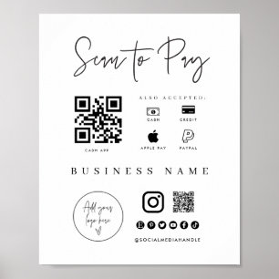 Poster Signe d'analyse - Récupération mobile pour PME