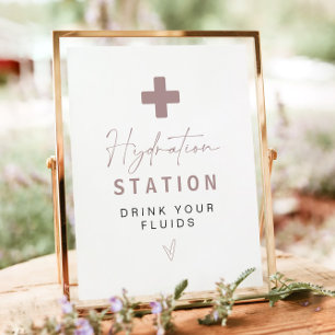 Poster SIGNE D'ASCENSION D'Hydratation Rose MAEVE Gold