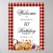 Signe de bienvenue d'anniversaire élégant à l'aqua