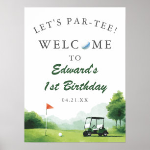 Poster Signe de bienvenue pour l'anniversaire de buggy de