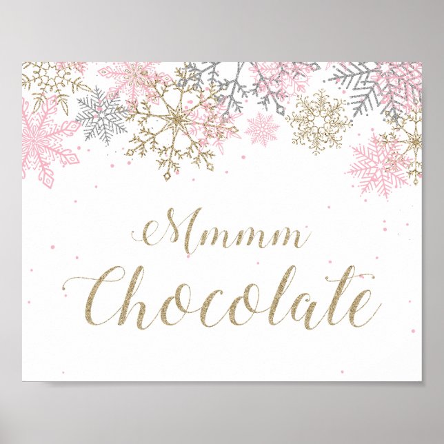 Poster SIGNE DE CHOCOLE MOM D'HIVER Onederland (Devant)
