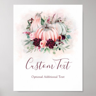 Poster Signe de citrouille