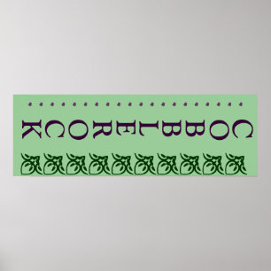 POSTER SIGNE DE COBBLEROCK