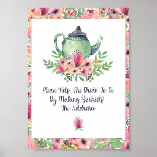 Poster Signe de faire de vous-même le destinataire pour l