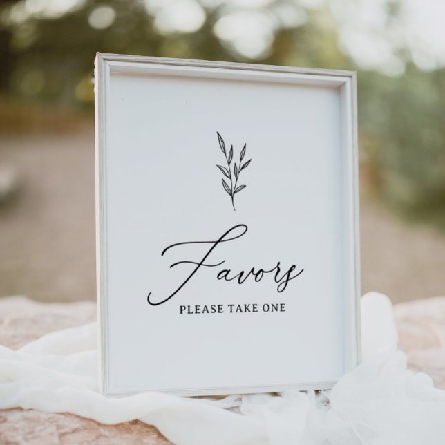 Poster Signe de Fête des mariées Boho minimale (Créateur téléchargé)