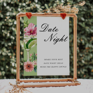 Poster Signe de Fête des mariées de la nuit mexicaine Mar