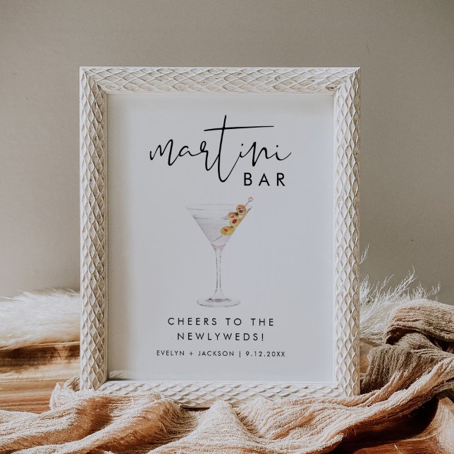 Poster SIGNE DE LA BARRE MARtini Mariage STELLA (Créateur téléchargé)