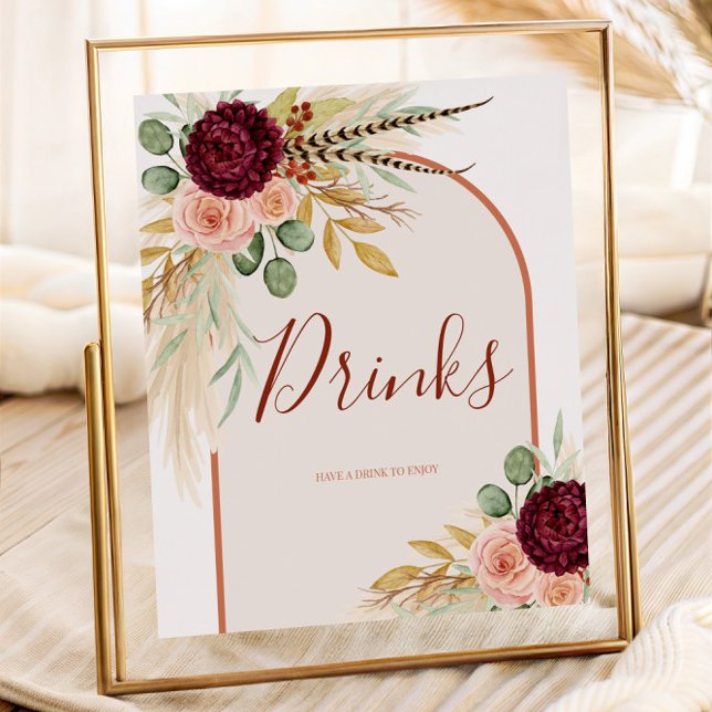 Poster SIGNE DE LA GARE DE Pampas Rustic Western Drills S (Créateur téléchargé)