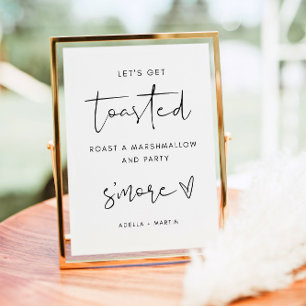 Poster SIGNE DE LA GARE mariage S'more