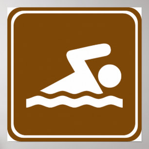 POSTER SIGNE DE L'AUTOROUTE