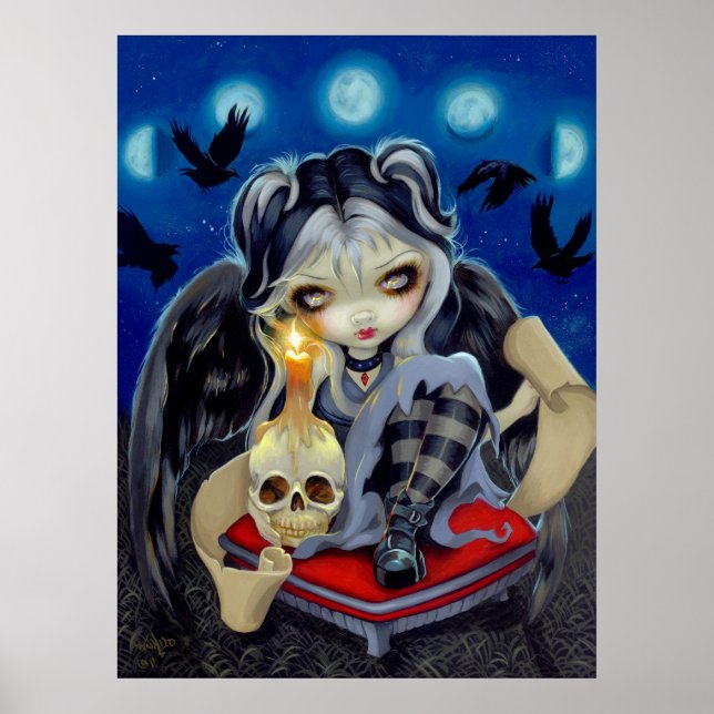 Poster Signe de notre Parting gothique Raven Fairy ART IM (Devant)