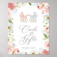 Signe de présentation des cartes de Baby shower et