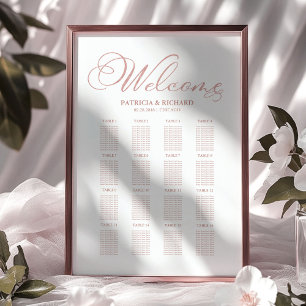 Poster SIGNE DE SIÈGE mariage Élégant