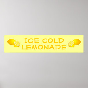 Poster Signe de stand de limonade