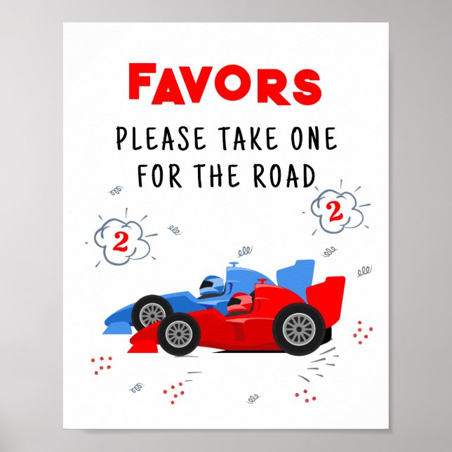 POSTER SIGNE DES DEUX FÊTES D'ANNIVERSAIRE RAPIDE 2E (Devant)