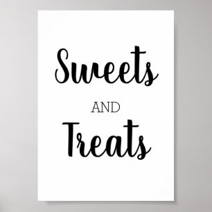 Poster signe dessert