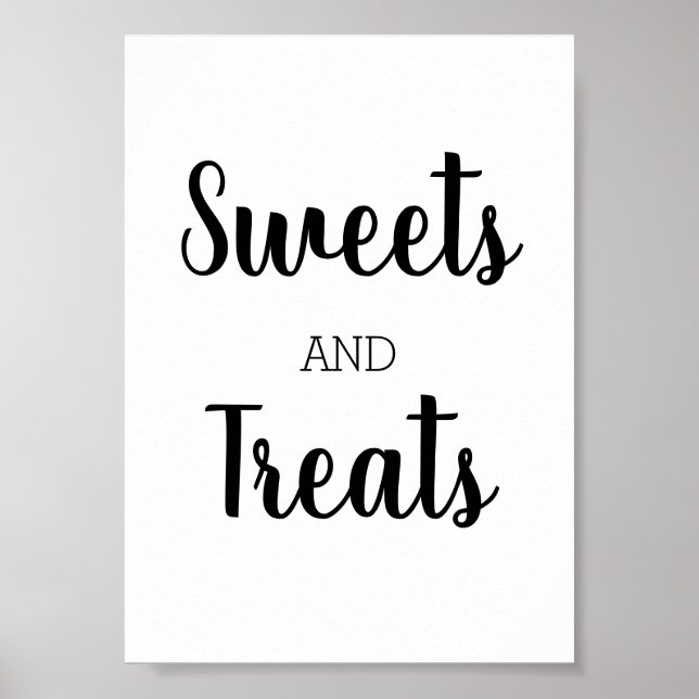 Poster signe dessert (Devant)