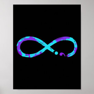 Poster Signe d'infini de sensibilisation à la prévention 