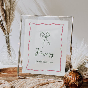 Poster Signe Dolce Vita Italienne Fête des mariées Faveur