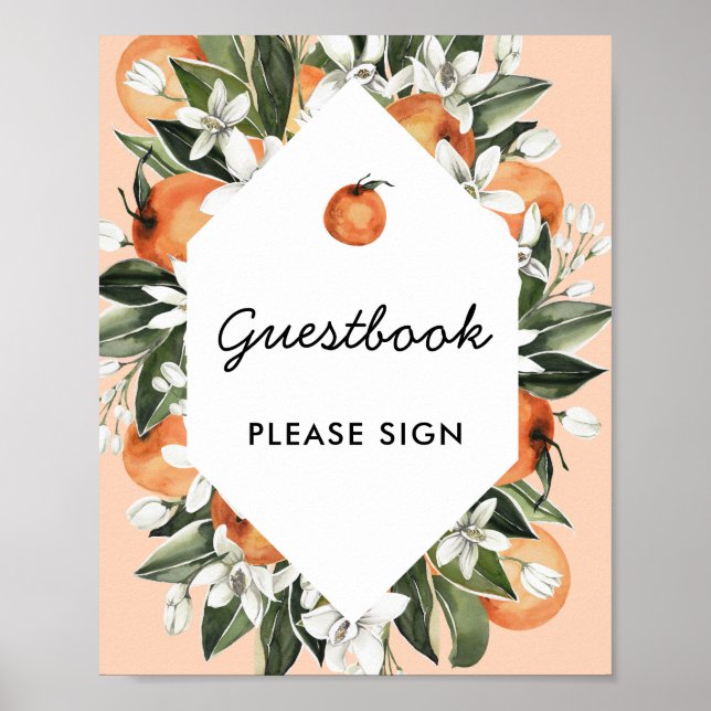 Poster Signe du Baby shower Little Cutie (Devant)