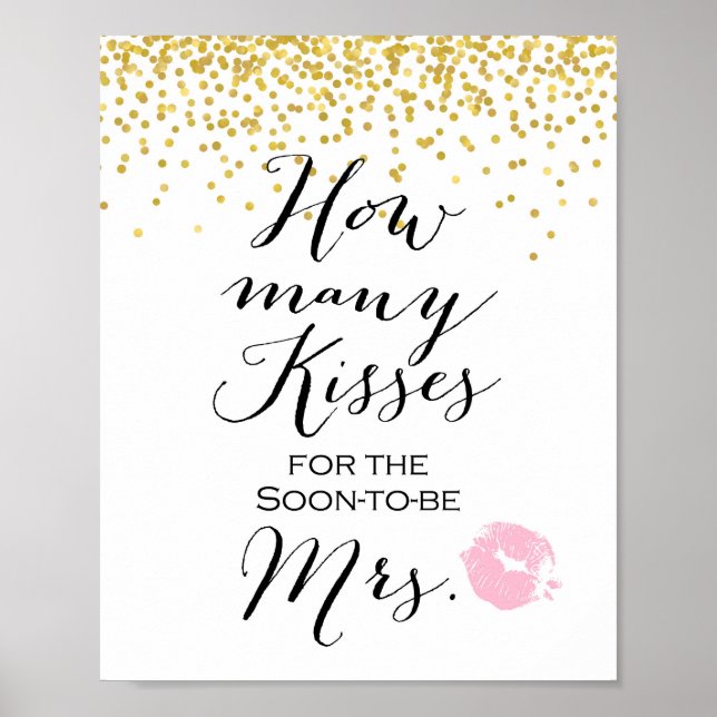 Poster Signe du jeu Kisses (Devant)